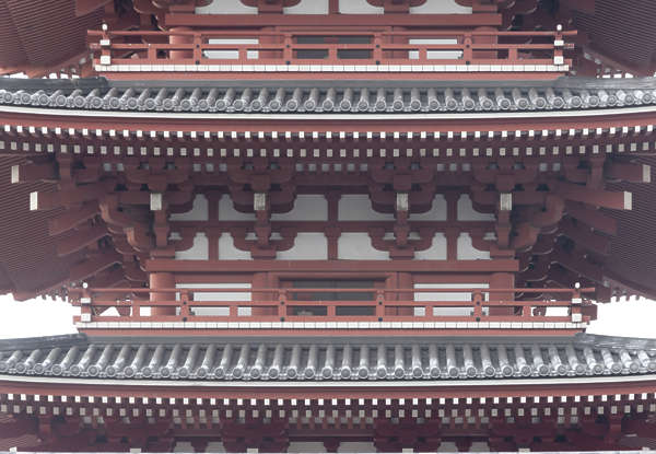 OrientalRoofing0021 - Free Background Texture - japan asia roofing roof